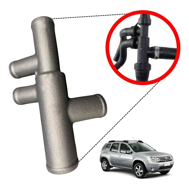 Conexão Mangueira Radiador Duster 2.0 16v Automática Manual