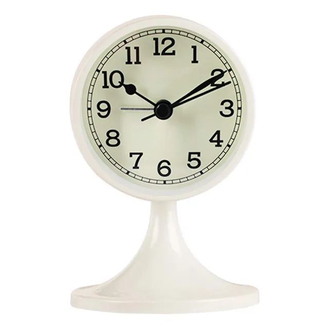 Reloj Despertador Redondo Silencioso Para Oficina Casa S