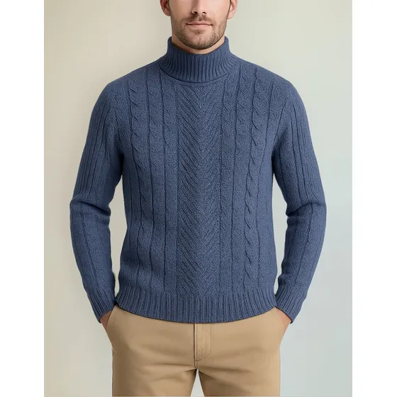 Buzo Polera Abrigo Cuello Alto Tipo Rompeviento Entallado