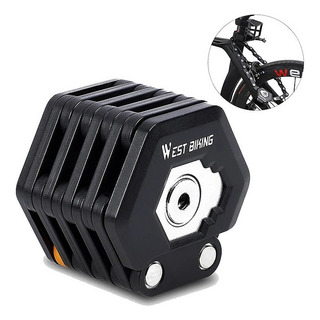 Candado Plegable For Bicicleta, Cadena Antirrobo De 3 Llave Candado Plegable For Bicicleta, Cadena Antirrobo De 3 Llave
