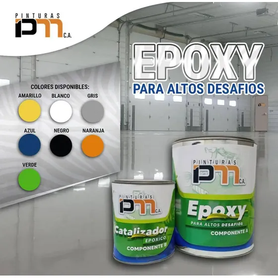 Pintura Epoxica Para Pisos, Paredes, Talleres De Alto Brillo