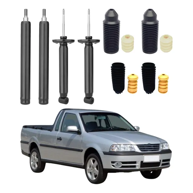 Kit 4 Amortecedor Saveiro G3 Nakata + Kit