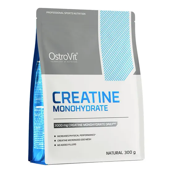 Pote Creatine Monohydrate 300 Gramos Sin Sabor Ostrovit En Polvo
