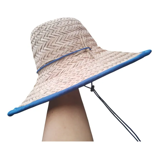 Sombreros De Palma Color Azul Rey