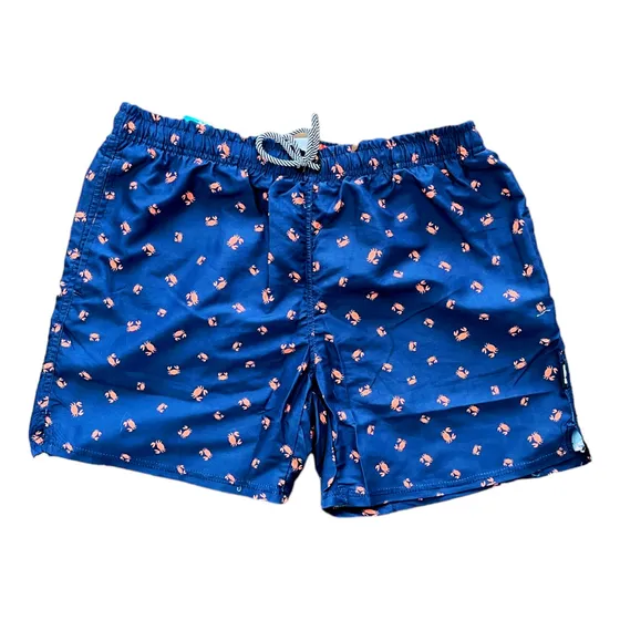 Short De Baño Motor Oil Estampado Cangrejos