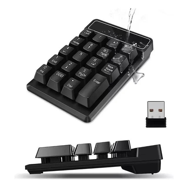 Teclado Numérico Inalámbrico 2.4ghz Semi-mecanico Waterproof