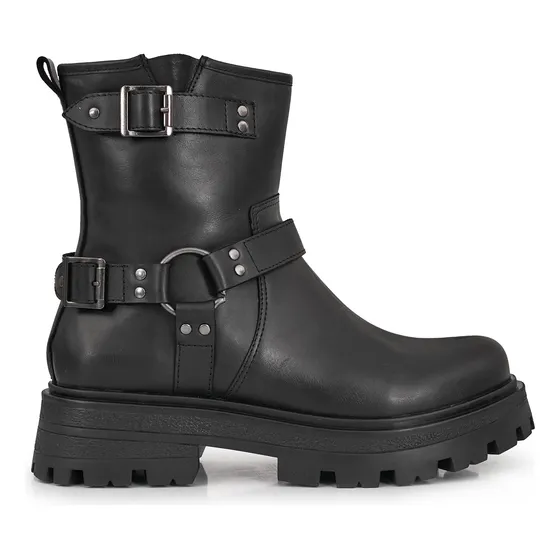 Bota Mujer Cuero Vestir Plataforma Borcego Zapato Briganti