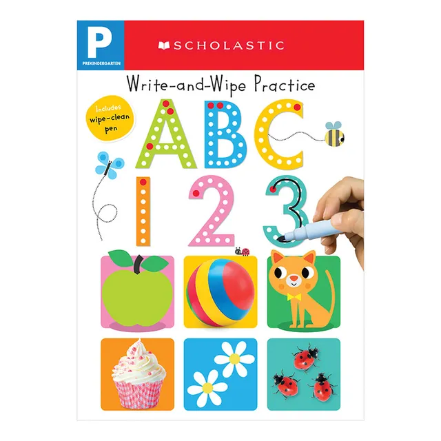 Libro Abc 123 Write And Wipe Flip Book: Scholastic Early ...