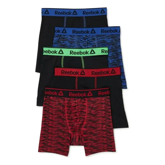 Boxer Para Niños Set De 5 Reebok Original Importado