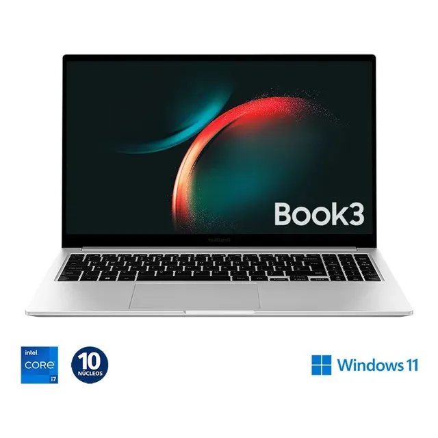 Notebook Samsung Galaxy Np750 Book3 15.6, Intel I7, 16gb 512gb 10 nucleos