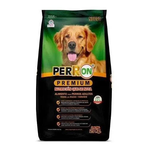 Croquetas Perron Premium Para Perro Adulto 25 Kg