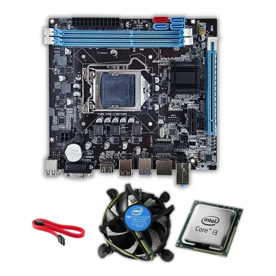Kit Upgrade Core I3 + Placa Mãe Lga 1155 + Pronta Entrega