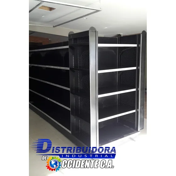 Góndolas ,estantería ,estantes ,pirámide Supermercado