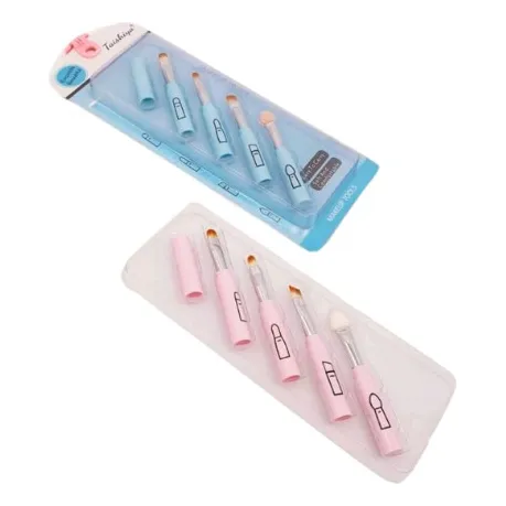 Pincel 4 En 1 Para Maquillaje  Set De 2 Unds