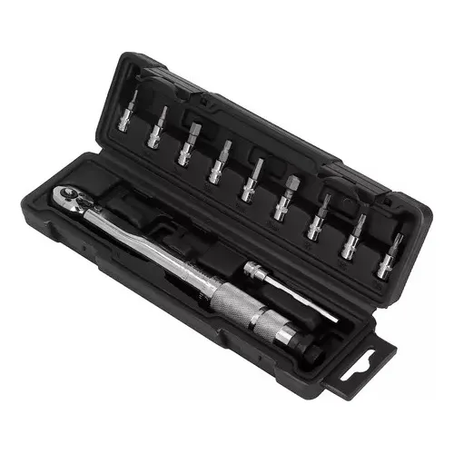 Llave De Torque 1/4 Pulgadas Torquímetro 11 Piezas De 5-25nm