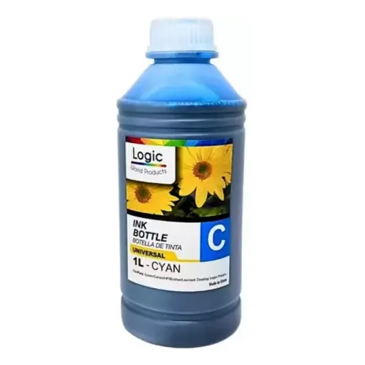Tinta Universal Logic 1 Litro Negra Y Colores