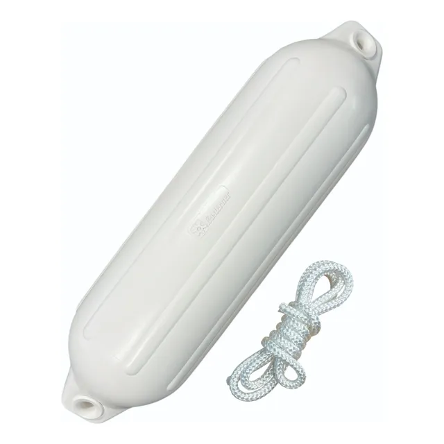 Defensa Nautica Inflable Extra Grande Nro4 Blanca P/barcos