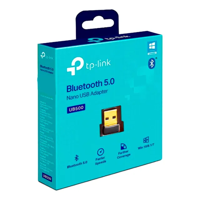Nano Adaptador Bluetooth V5.0 Tp-link Ub500 Win10 10m