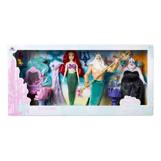 Ariel Sirenita Classic Doll Gift Set Muñeca Princesas Disney