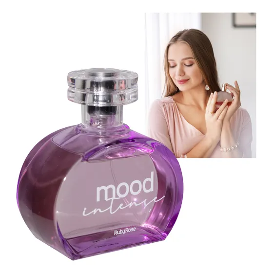 Perfume Mood Intense Ruby Rose Floral Frutal 100ml