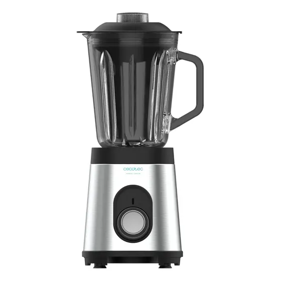 Cecotec Licuadora Power Black Titanium 2000MAX PerfectMix. 800W Máxima Potencia, Cuchilla con Recubrimiento de Titanio Negro, 1,8L, Filtro para