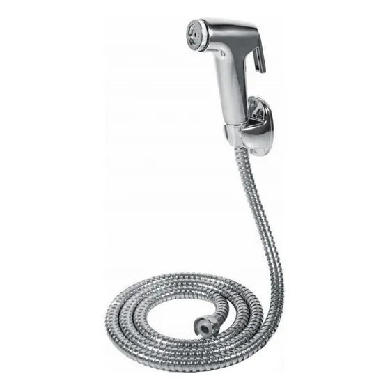 Duchador De Mano Flexible Gadnic 120 Metros Soporte Acabado Brillante