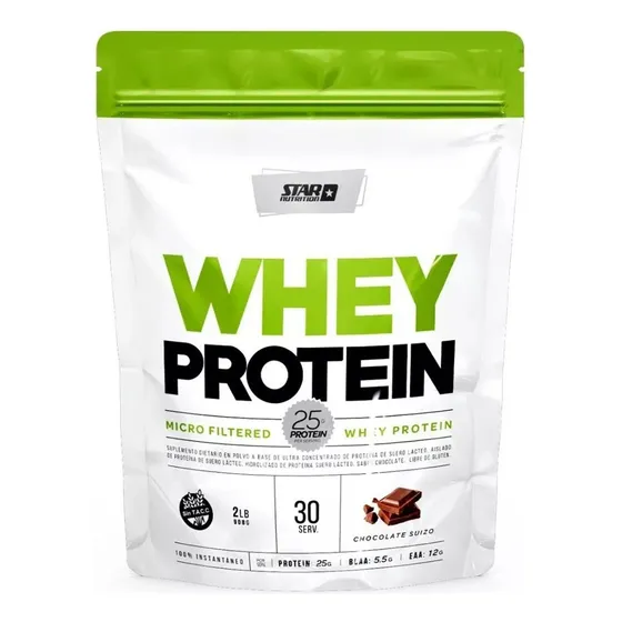 Whey Protein Star Nutrition Doypack X 2 Lbs Sabor Chocolate