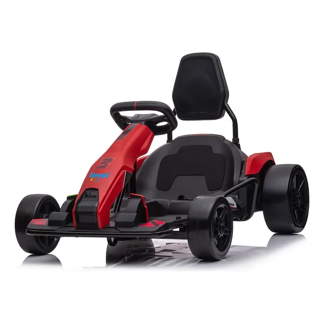 Level Kids Go Kart Montable Electrico 12km/h 24v Color Rojo