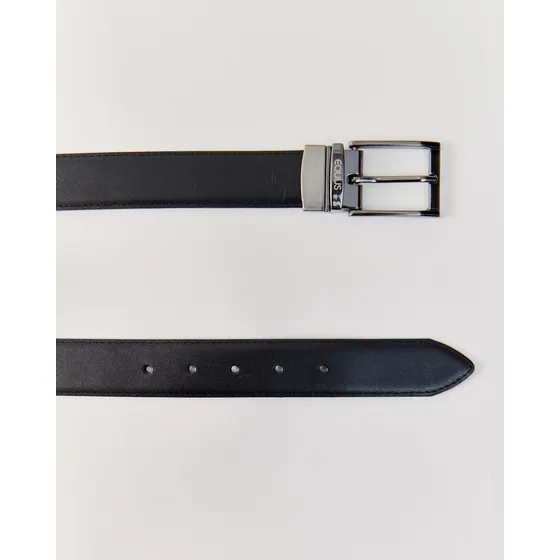 Cinturón Louis, De Hombre, Vestir, Cuero, Negro, Equus Color Negro Talle 100