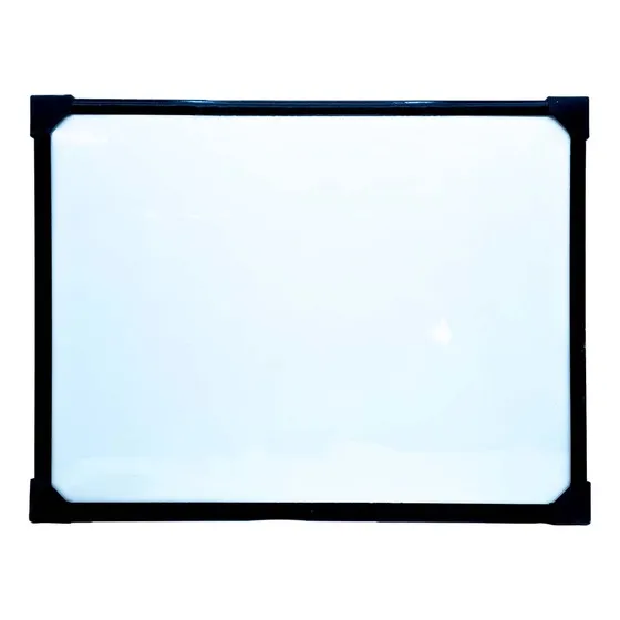 Pizarra/pizarrón Blanca 30x40 Eco Marco Negro Escolar