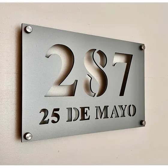 Números De Puerta Calados