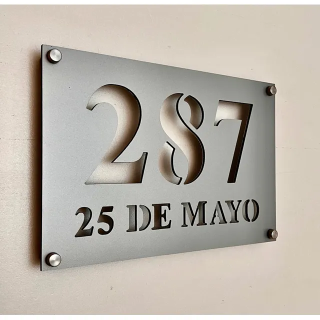 Números De Puerta Calados