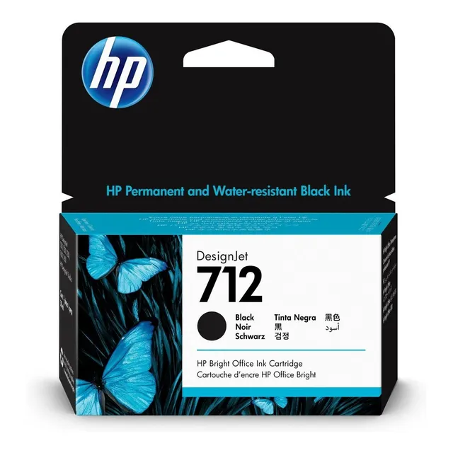 Tinta Hp Designjet 712 3ed70a 38ml Color Negro