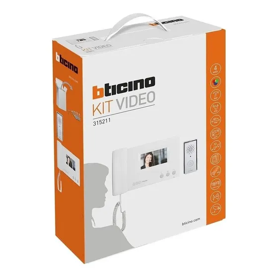 Interfon Video 4.3 Bluetooth 4 Hilos Bticino Terraneo
