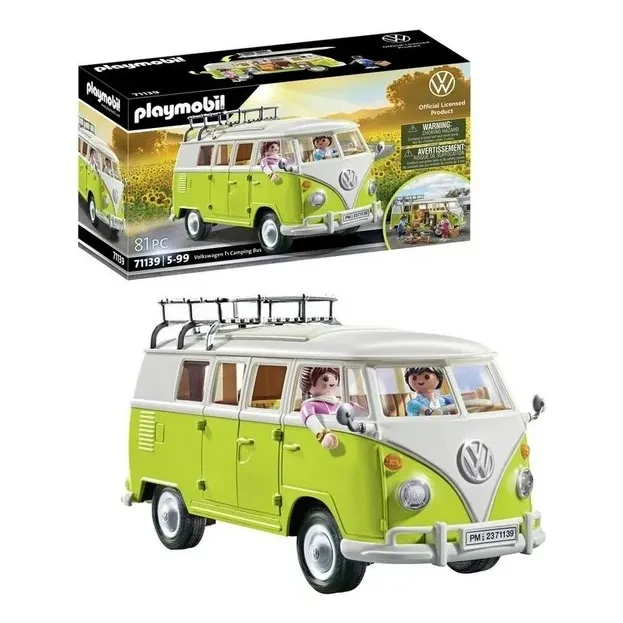 Playmobil Combi Camping Bus Camión Volkswagen Vocho Familiar
