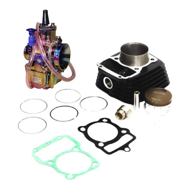 Kit Cilindro Nkd 125 Repotenciado A 150 Cc + Carburador 28mm