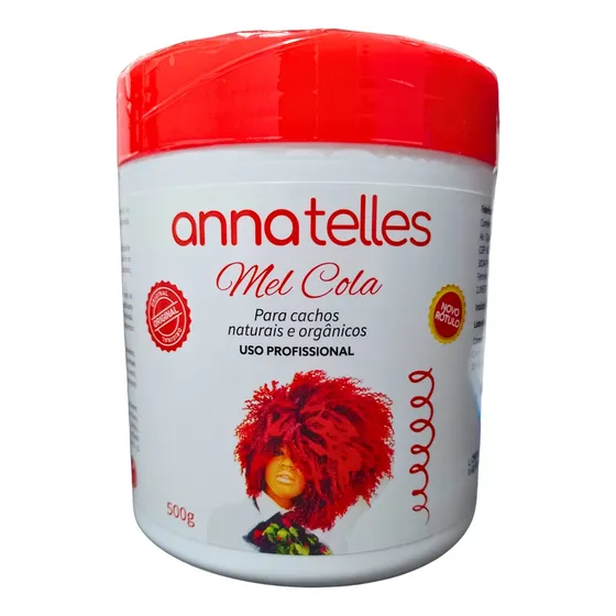 Mel Cola 500g Anna Telles Para Cachos Naturais E Orgânicos