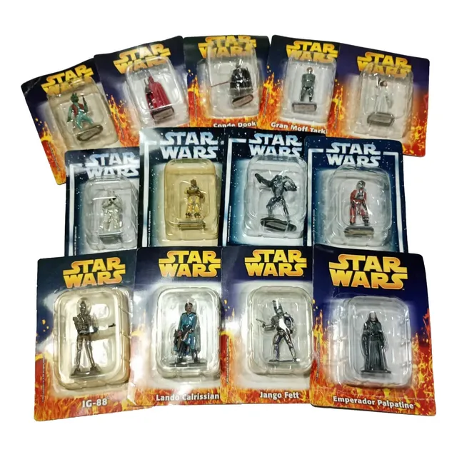 Figuras Star Wars Plomo España 2006 Colección Completa Unica