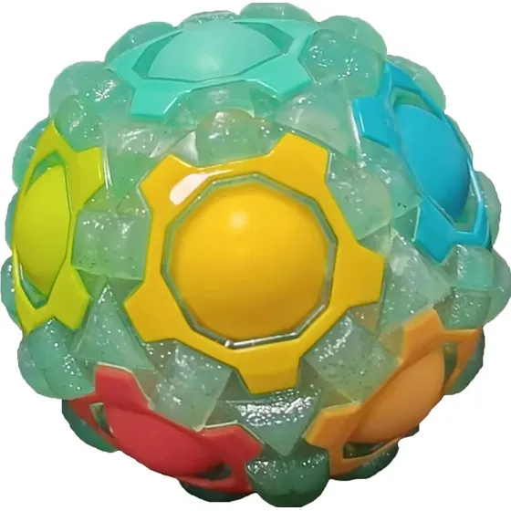 Pelota Ingenio Iq, Color Fosforescente, Spinner Antiestress