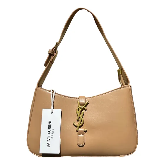 Bolso Yve.s Sain.t Lauren.t  Medium Piel Beige Bolso Dama Beige Lisa Oro Beige