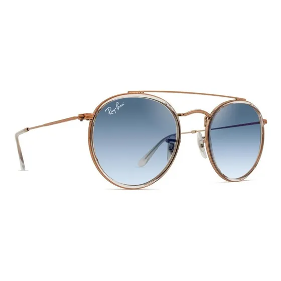Óculos De Sol Ray Ban Round Double Bridge Rb3647nl 90683f-51