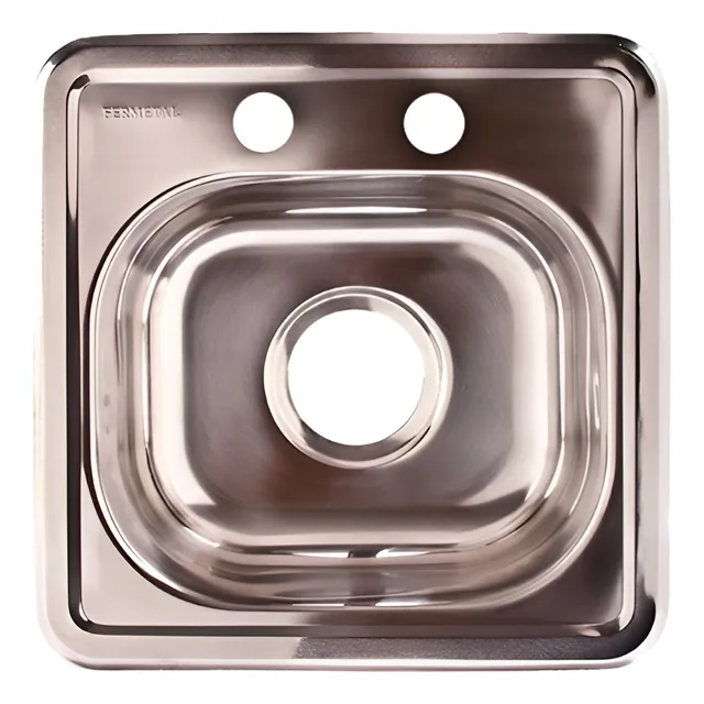 Fregadero Tina De Sobreponer 38cms X 38cms Fermetal