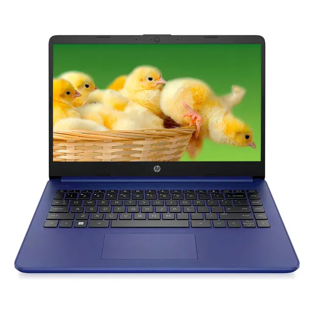 Notebook Hp 14 Intel N4120 / 4gb Ram + 64 Emmc Touch Windows Color Azul - Excelente (Reacondicionado)