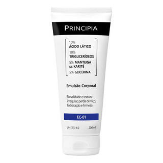 Emulsão Corporal Principia C/ 10% Ácido Lático Ec-01 200ml Emulsão Corporal Principia C/ 10% Ácido Lático Ec-01 200ml