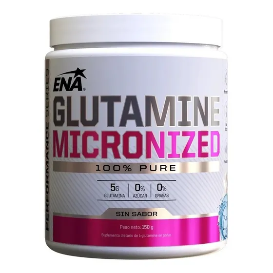 Glutamina Micronizada 100% Pura 150 Gramos - Ena Sports
