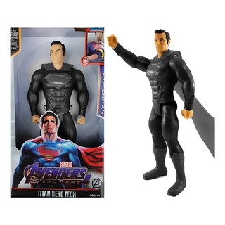Boneco Superman Novo Articulado 30 Cm C/ Luz E Som Heróis Boneco Superman Novo Articulado 30 Cm C/ Luz E Som Heróis