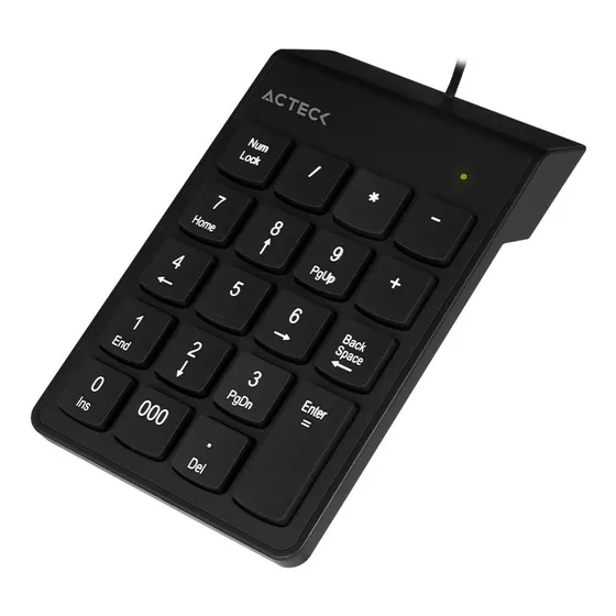 Teclado Numérico Alámbrico Usb Acteck Tn220/windows Y Linux