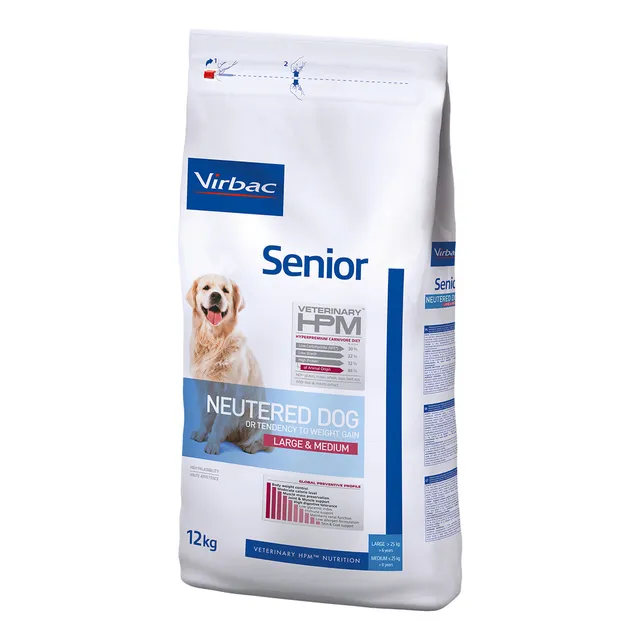 Hpm Virbac Senior Neutered Dog Large & Medium 12 Kg
