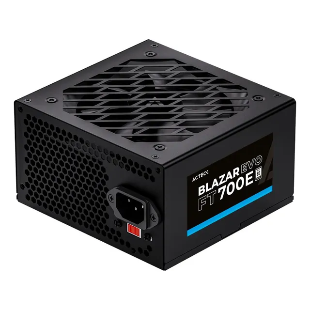 Fuente De Poder Acteck Atx Blazar Ft700 700w 115/230v Negro