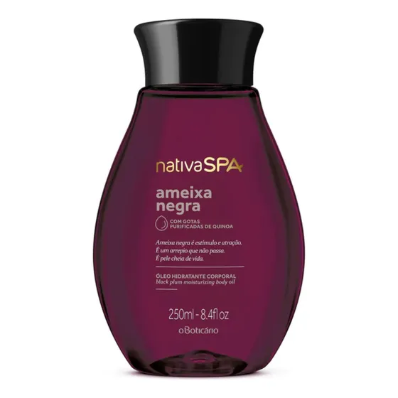 Óleo Corporal O Boticário Nativa Spa Ameixa Negra 200 Ml